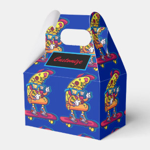 Whimsical Pizza Party Gable Geschenkschachtel