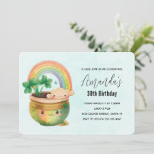 Whimsical Planter mit Regenbogen & Kleber Geburtst