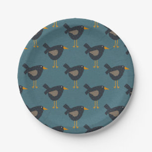 Whimsical Prim Crow Paper-Teller Pappteller
