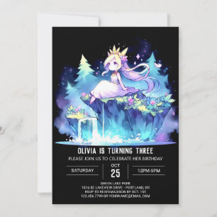 Whimsical Princess Birthday Einladung