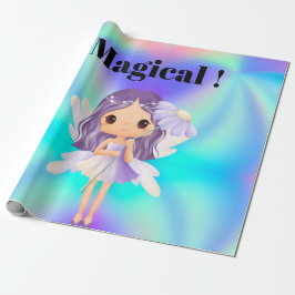 Whimsical Princess Fairy Birthday  Geschenkpapier