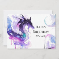 Whimsical Printable Dragon Birthday