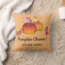 Whimsical Pumpkin Charms Kissen