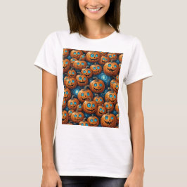 Whimsical Pumpkin Halloween T-Shirt
