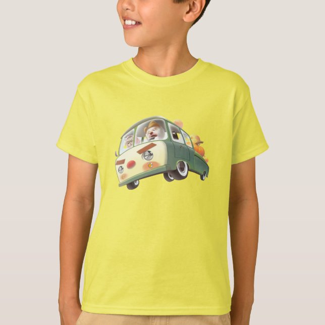 Whimsical Pumpkin Ride T-Shirt (Vorderseite)