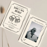 Whimsical Quirky Funky Cheers 30. Einladung<br><div class="desc">Hand Drawn Funky Cheers Biere 30. Geburtstag</div>