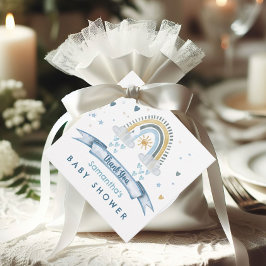 Whimsical Rainbow Watercolor Vielen Dank Geschenkanhänger