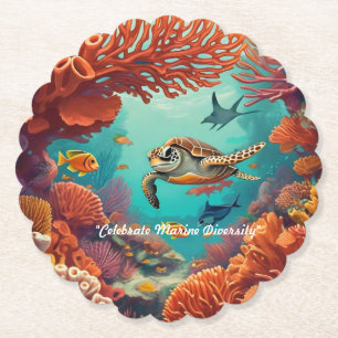 "Whimsical Reef" Untersetzer