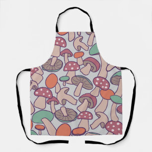 Whimsical Retro Wald Pilz Herbst Myzel Schürze