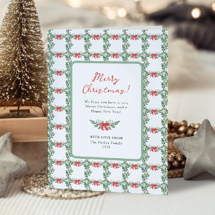 Whimsical Retro White   Frohe Weihnachten