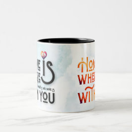 Whimsical Romantic Seelenverwandter Herz Zitat Kom Zweifarbige Tasse