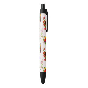 Whimsical Rustic Summer Wildblumen Foliage Kugelschreiber