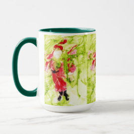 Whimsical Santa 15oz Tasse