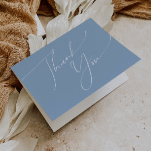 Whimsical Script Dusty Blue geklappt danke Ihrer K