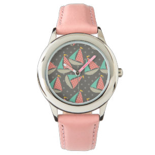 Whimsical Segelboote Armbanduhr