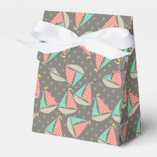 Whimsical Segelboote Geschenkschachtel