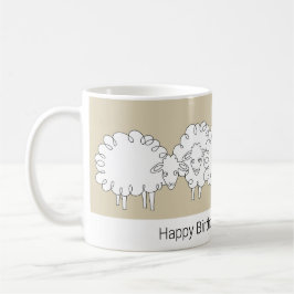 Whimsical Sheep Tasse