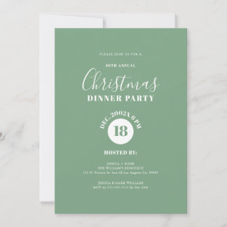 Whimsical Simple Minimalistic Custom Calligraphy Einladung