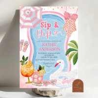 Whimsical Sip and Dip Poolparty-Junggesellinnenabs
