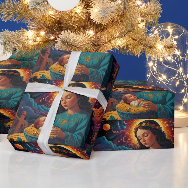 Whimsical Snowman Weihnachtswerk Geschenkpapier (Feiertage)