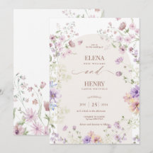 Whimsical Soft Wildblumen Hütte Garden Wedding