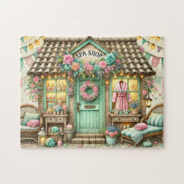 Whimsical Spa Shop Floral Cottage Entspannung