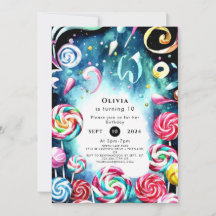 Whimsical Sprinkle Candyland Geburtstag