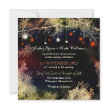 Whimsical Starry Night Forest Wedding