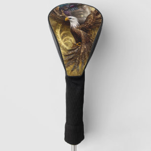 Whimsical Steampunk charmanter Adler Golf Headcover