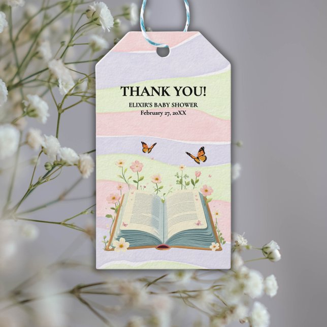 Whimsical Storybook Babydusche Geschenkanhänger (Von Creator hochgeladen)