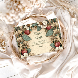 Whimsical Strawberry Forest Diapper Raffle  Begleitkarte