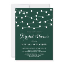 Whimsical String Lights Green Brautparty