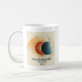 Whimsical Sun Moon Solar Eclipse Kaffeetasse