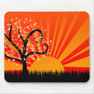 Whimsical Sunburst Mousepad