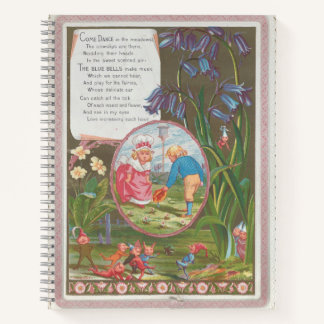 Whimsical süße Antiquitäten-Valentine, Kate Greenw Notizbuch