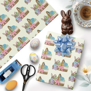Whimsical süße Fantasy-Drachen-Osterkorb Geschenkpapier