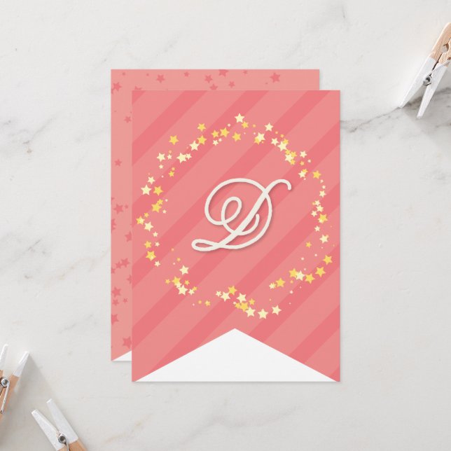 Whimsical Sweet Fairy Princess Girl Birthday Party Karte (Vorderseite/Rückseite Beispiel)