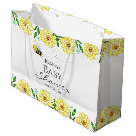 Whimsical Sweet Honey Bee Baby Dusche Große Geschenktüte