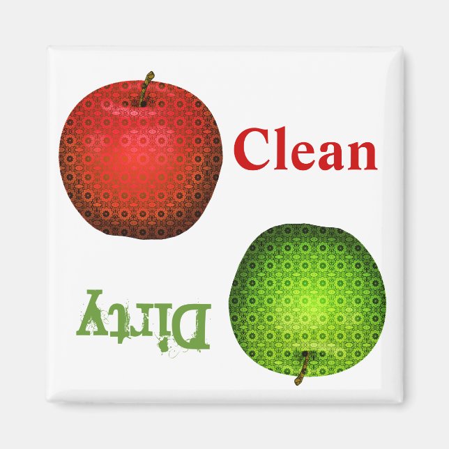 Whimsical Teacher's Dish Washer Magnet (Vorne)