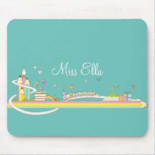 Whimsical Teacher's Scene Personalisiert Mousepad