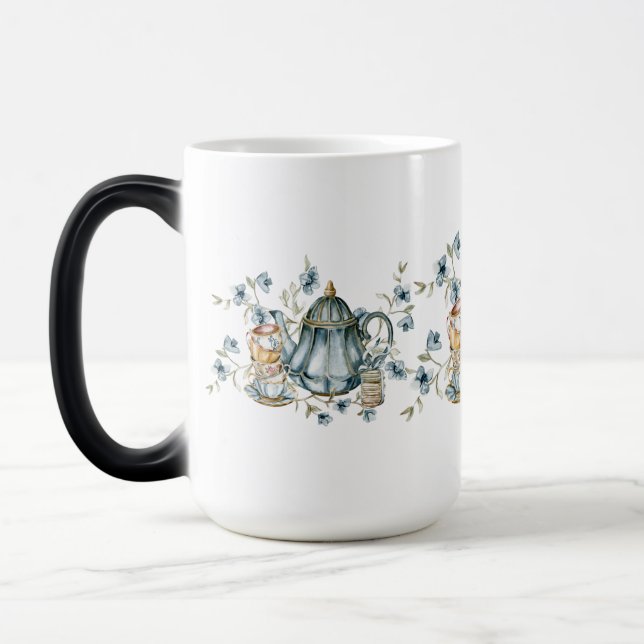 Whimsical Teacup für Cosy Tee & Kaffee Liebhaber Verwandlungstasse (Links)