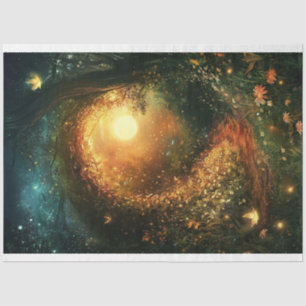 Whimsical Train to Fairy Decoupage Tissue Seidenpapier