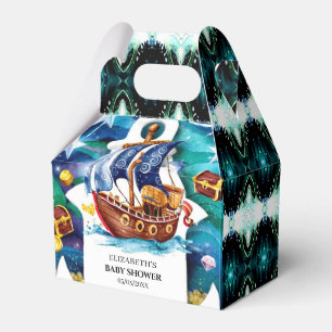 Whimsical Treasure Pirate Baby Dusche Geschenkschachtel