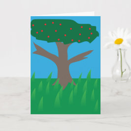 Whimsical Tree Geburtstag, Happy Birthday to YEW Karte