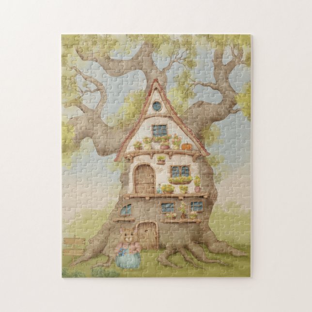 Whimsical Treehouse Storybook (Vertikal)
