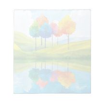 Whimsical Trees - 5,5" x 6" Notepad