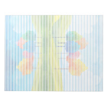 Whimsical Trees Lined - 11" x 8,5" Notepad