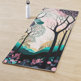 Whimsical Trees Yoga Mat Yogamatte