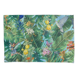 Whimsical Tropical World of Fairies & Butterflies Kissenbezug