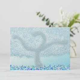Whimsical Tu B'Shvat ט ״ ו ב ב ט Baum ש Feiertagskarte